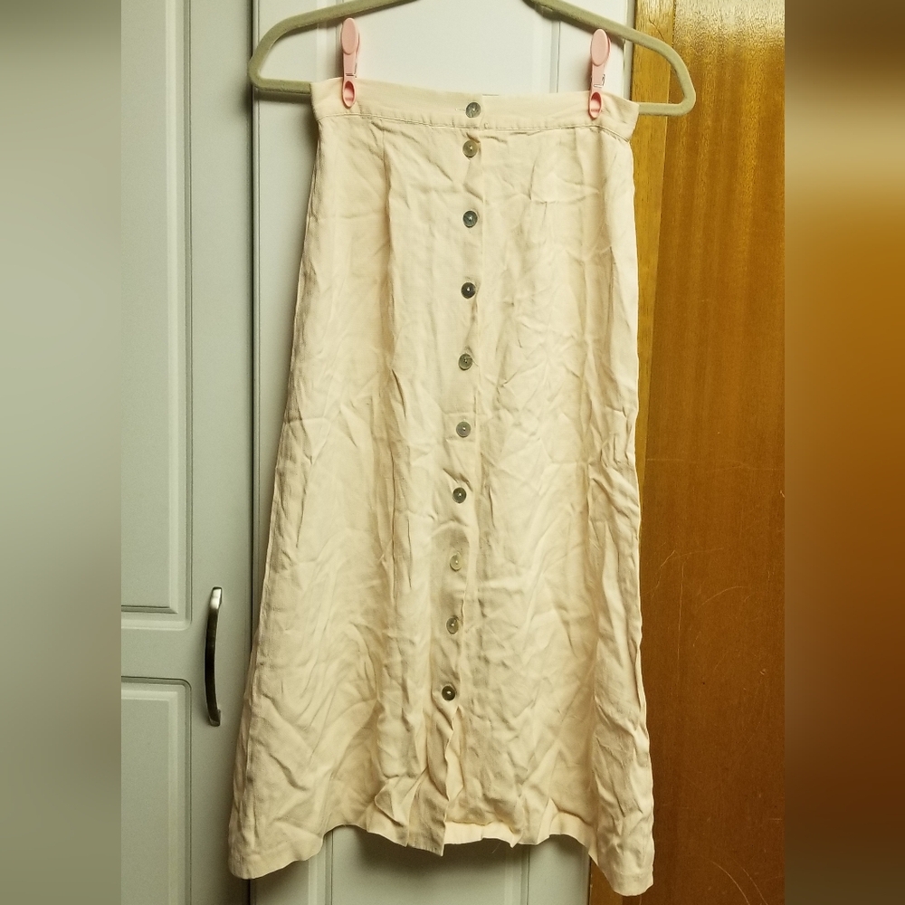 🍁🌺G2000 maxi button down skirt